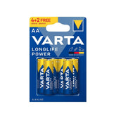 Hectarul - Set 4+2 baterii Varta Longlife Power AA BLI 4+2 4906121436